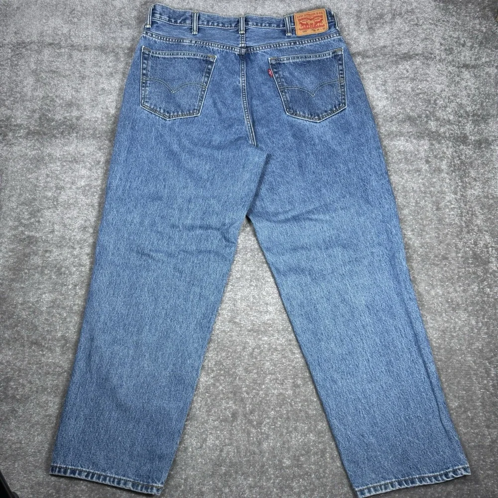 Levi's 560‎ Jeans Men's 38x32 Blue Distressed Baggy Fit Loose Comfort